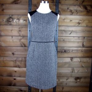 Banana Republic Herringbone Tweed Dress - Size 8